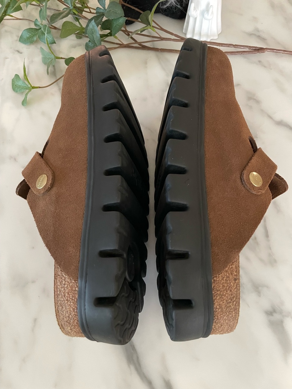 Birkenstock Papillio Chunky Boston Clog Brown Dark Tea size 8 - 8.5 - Picture 7 of 10
